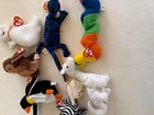 1995 Ty  Lot of 6 Vintage Beanie Babies with tags