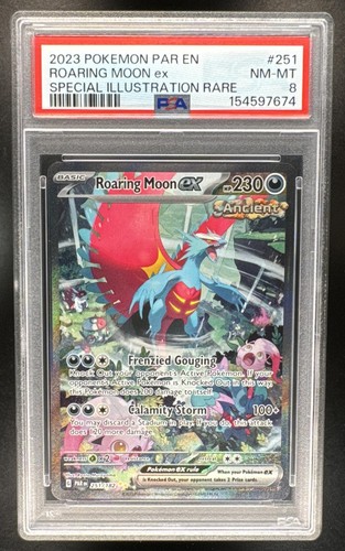 Roaring Moon ex graded PSA 8 for sale on eBay