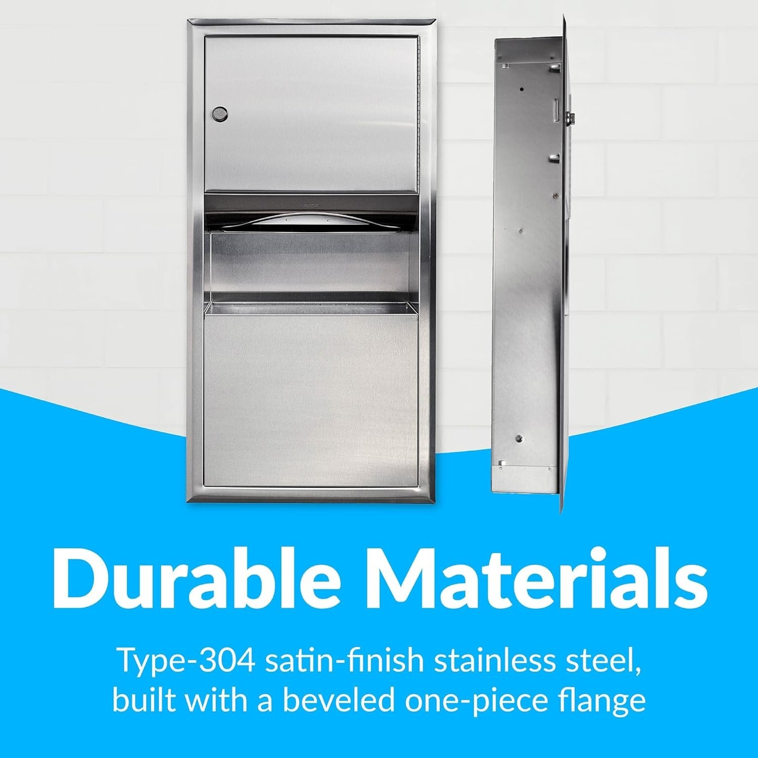 BOBRICK 369 ClassicSeries Stainless Steel Recessed Paper Towel Dispenser