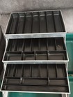 UMCO Green Fiberglass Tackle Box.  USA 🇺🇸 204r 18L 9w 8T Fold Out Tray Aluminu — photo 8