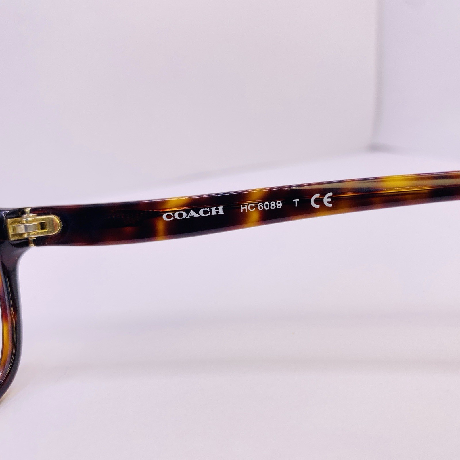 Coach Eyeglasses Authentic HC 6089 5120 Dark Tortoise 51 [] 16 135  Authentic thumbnail 5
