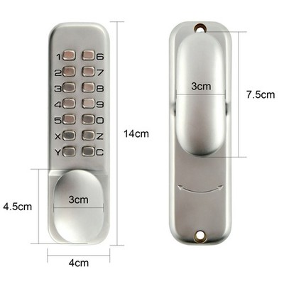 Mechanical Digital Door Lock Push Button Password Lock Key Pad Code Combinati ON