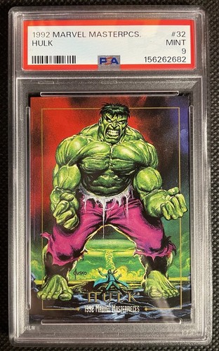 Hulk 1992 Marvel Masterpieces #32 PSA 9 MINT