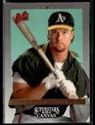 1993 Studio #3 Mark McGwire Superstars on Canvas Athletics Baseball Card 2802A