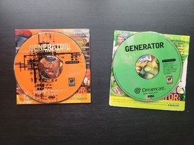Sega Dreamcast Generator Vol. 1  & Vol 2  Demo Disc Bundle Lot Complete