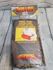 Vintage New Therm-O-Muff Hot Hands Camouflage Hunting Warm Hands