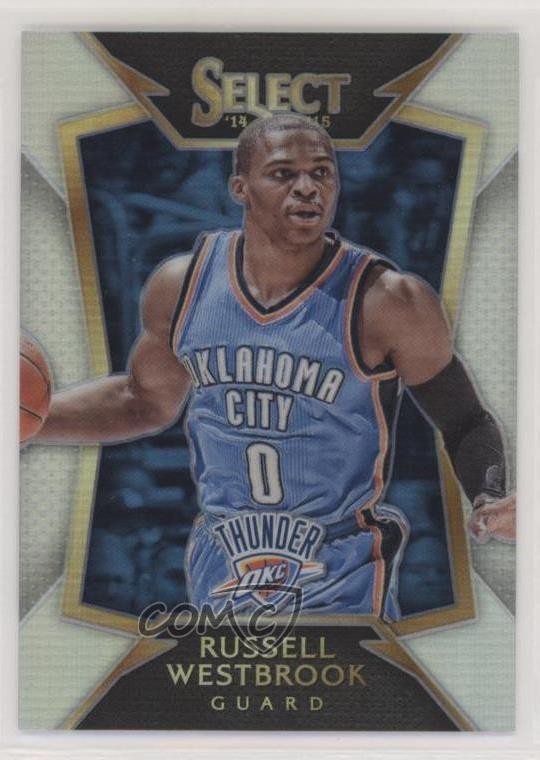 2014-15 Panini Select Concourse Silver Prizm Russell Westbrook #78 m9g
