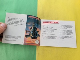 Manual de instrucciones Airwolf solo Nintendo NES