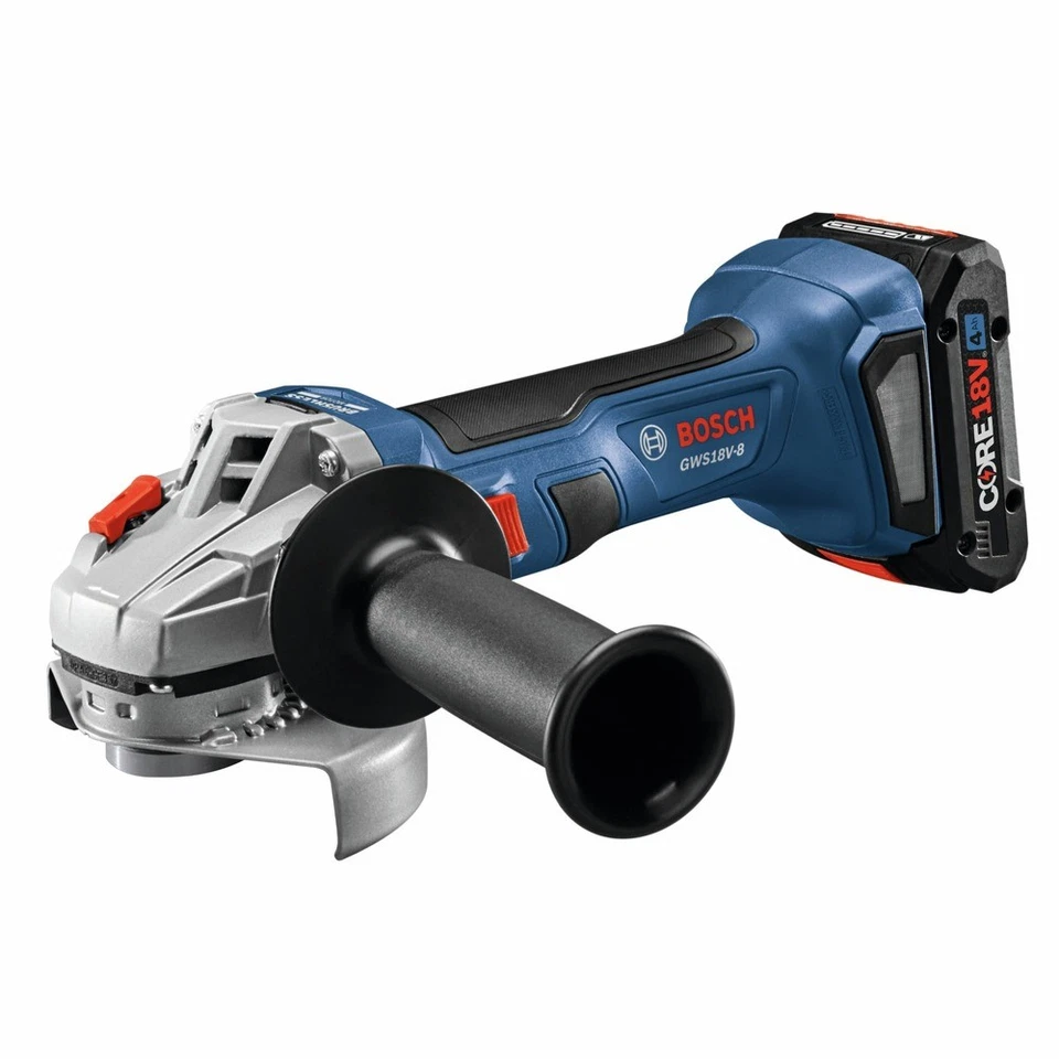 Bosch GWS18V8B15RT 18V 4-1/2 in. Angle Grinder KT (4 Ah) Certified Refurbished - Image 2 of 4