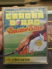 LEADER BOARD EXECUTIVE ED. X COMMODORE 64 GIOCO ORIGINALE CASSETTA C64 GAME GOLF