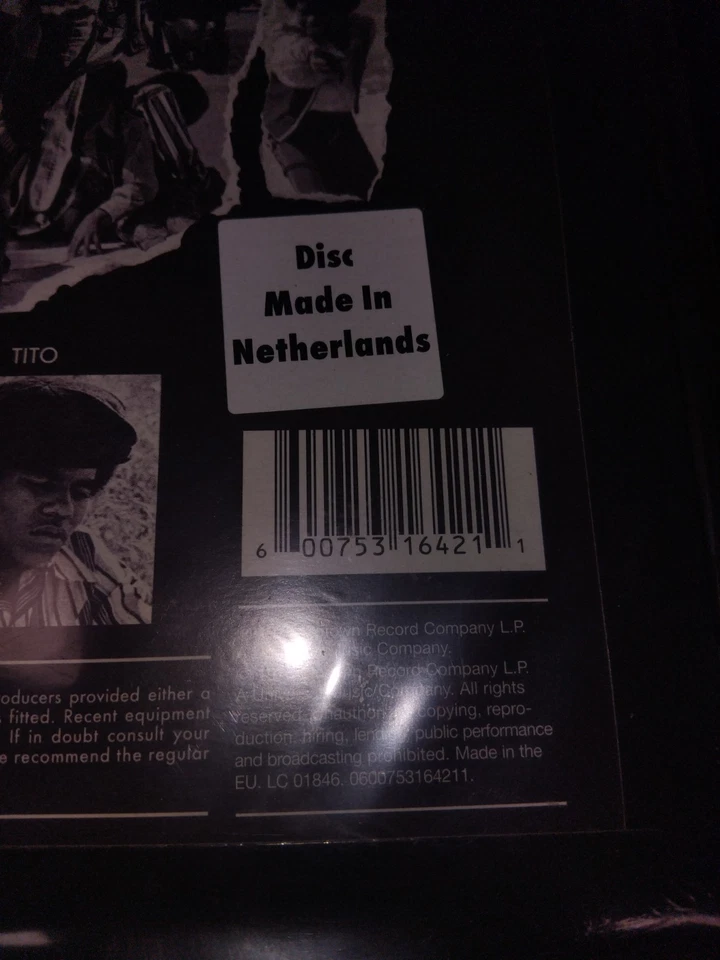 Jackson 5 “ABC” Vinyl LP 1970 Motown  Original Pressing  sealed never open - Image 4 of 4