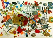 LOT Mini Univers VRAC dont KINDER LEGO DUPLO SOLDATS MECCANO ... à trier N°8