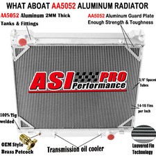 4 Row Aluminum Radiator For 1997-2014 2012 Ford E150 E250 E350 5.4L 6.8L 7.3L AT