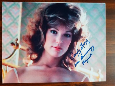 CANDY LOVING 25th ANNIVERSARY PLAYBOY PLAYMATE SEXY RARE SIGNED PHOTO 8 ...