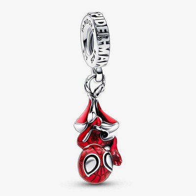 Charm Pandora Marvel Pendant 792323C01 Silver Pendant Red | eBay