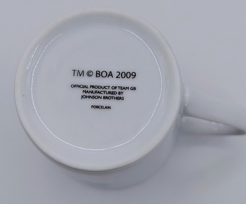 Tazza Team GB 2009 BOA Porcellana Prodotto Ufficiale Johnson Brothers - Foto 6 di 7
