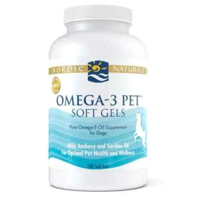 Nordic Naturals Omega-3 para Perros, 180 Cápsulas