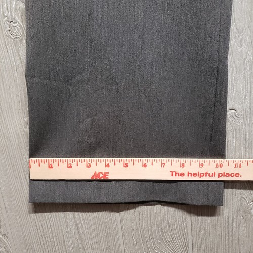 Express Pants Womens 6R Editor Flare Dress Stretch Trousers Slacks 31x32 Gray - Picture 7 of 14