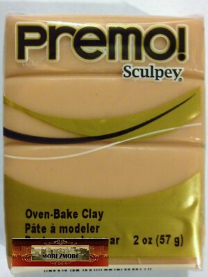 M00542 MOREZMORE Premo! Sculpey BEIGE 5092 2oz Sculpting Polymer Bake Clay