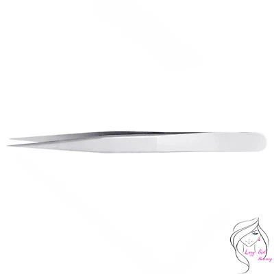 LAZY GIRL BEAUTY ENGLAND Ultra Fine Precision Tweezers Point Stainless Steel Eyelash Extension TS/SA LGB