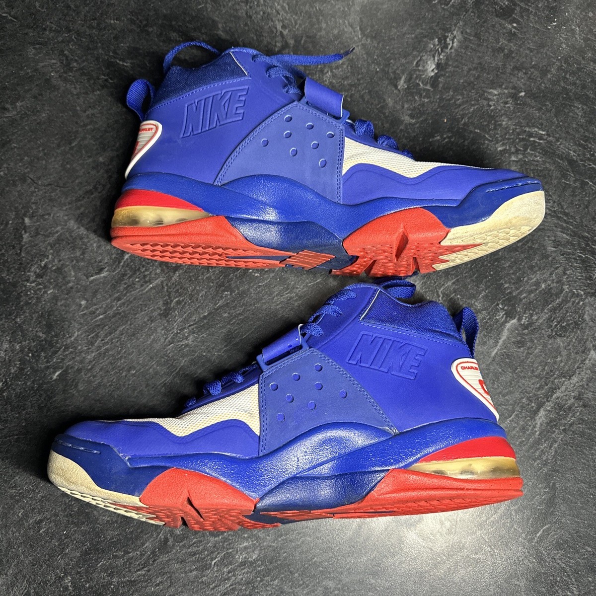 blue red and white barkleys