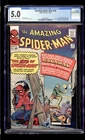 Amazing Spider-Man #18 1964 CGC 5.0 VG/FN C/OW High Definition Scans**