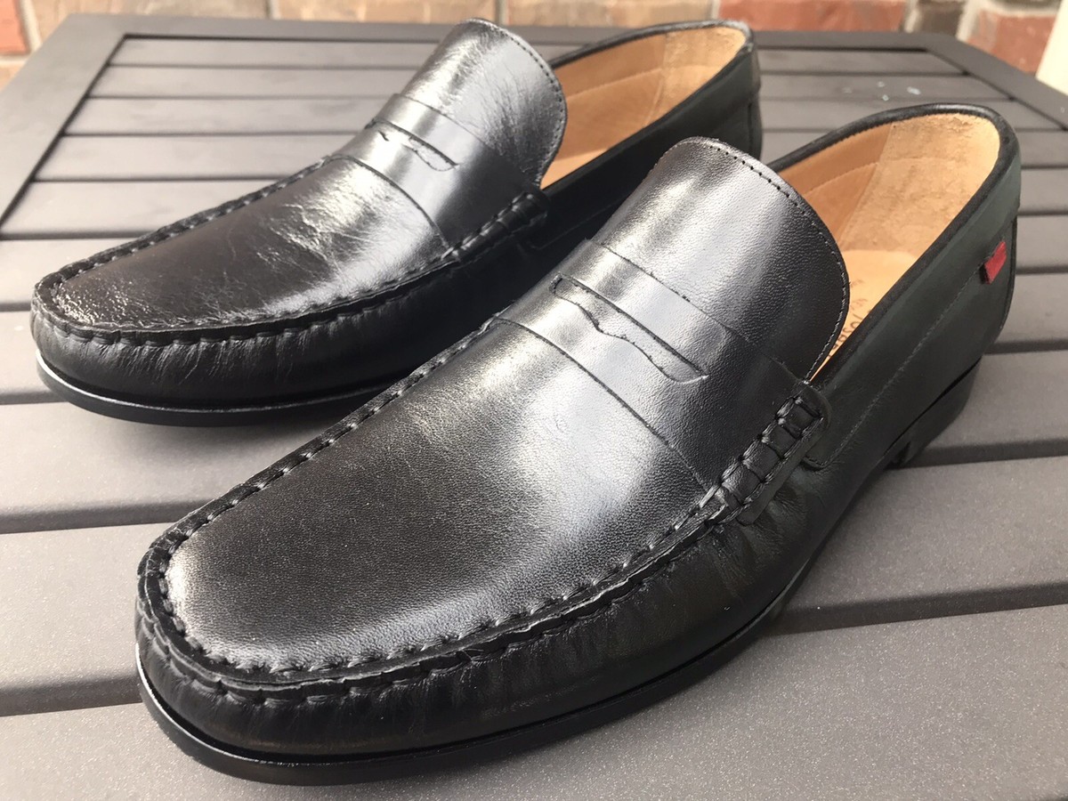Marc Joseph NY Mens Leather Made Brazil Windsor Place Black 