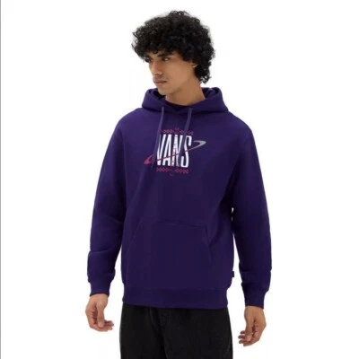 VANS Sweat à Capuche Hommes Saturn - ASF5 (Violet/Indigo) - Photo 1/4