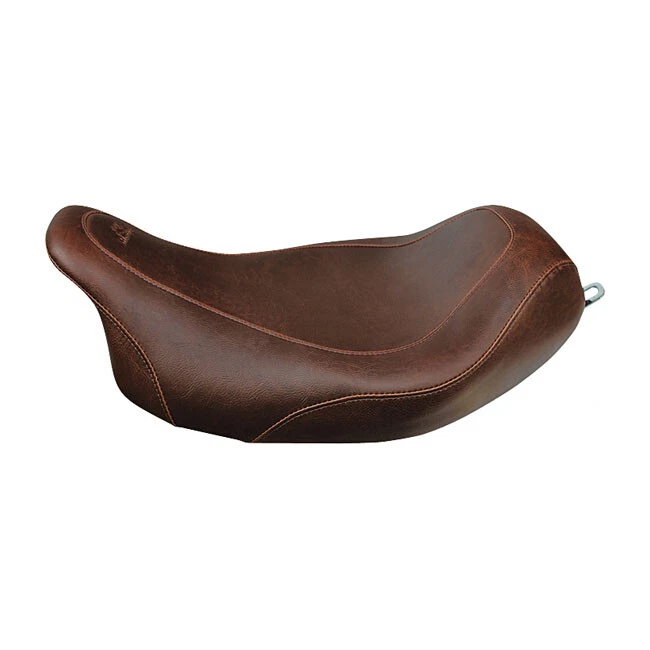 Mustang Moto Motorcycle Motorbike Wide Tripper Solo Seat Brown For