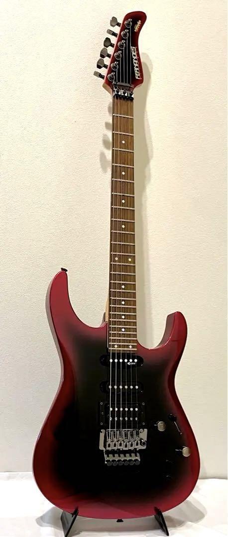 Fernandes FR-55S サスティナー フロイドローズ エレキギター 希少カラー 緑 グリーン Fernandes FR-55S サスティナー エレキギター