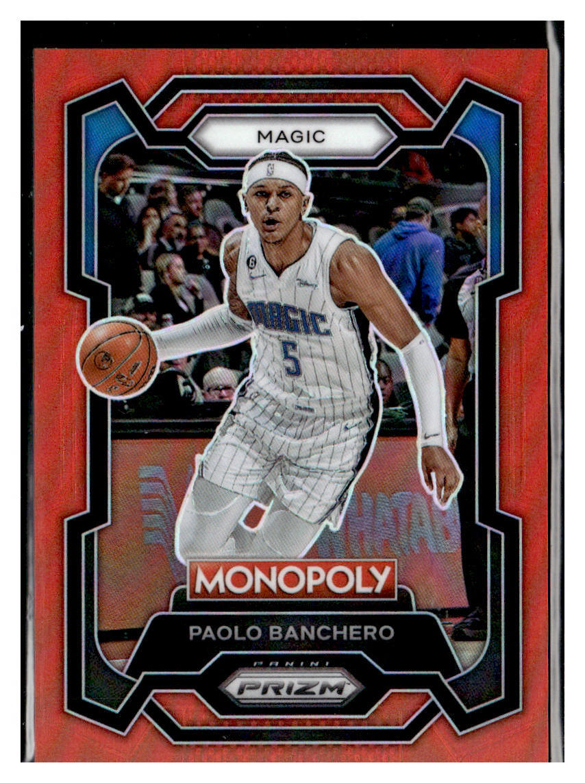 2023-24 Panini Monopoly Prizm #64 Paolo Banchero Red /99 Prizm Magic