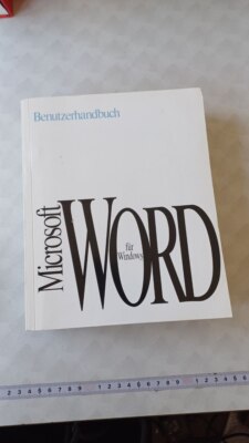 Microsoft Word Benutzerhandbuch für Windows Retro Vintage Buch