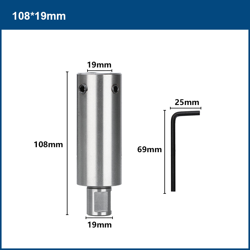 25/50/75/100mm Rotabroach Annular Cutter Extension Bar Adapter TCT Tool ...