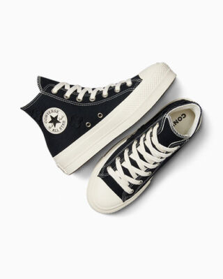 Wmn Converse Chuck Taylor All Star Lift Hi 3D Flowers A09099C