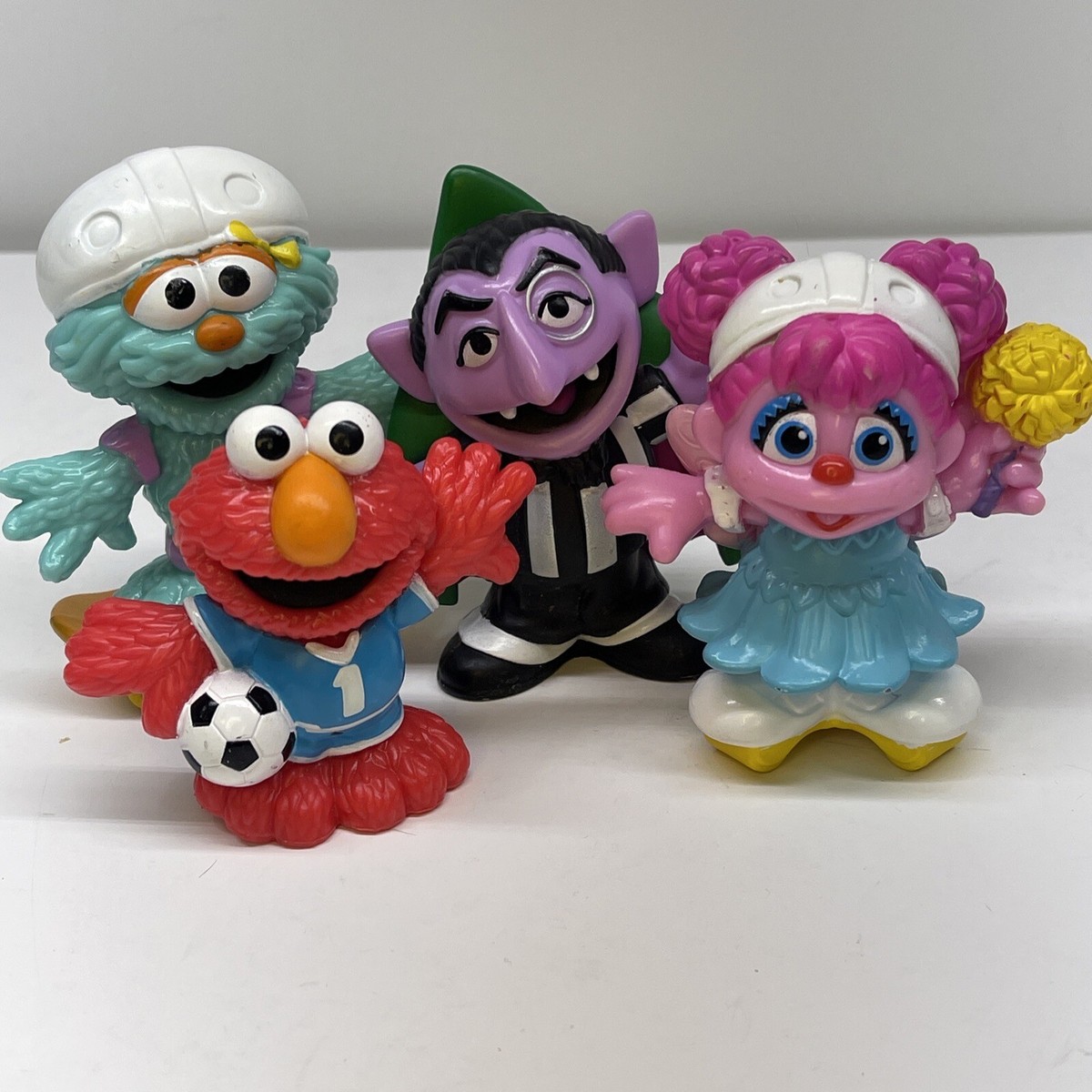 スポーツトイ・アクショントイ Abby Sesame Street Workshop Figures Count Abby Rosita Skate Elmo Soccer