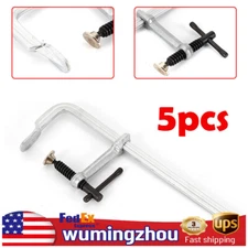 F Style Welding Clamps Heavy Duty Forged Solid Steel Clamp Set 500kg 5pcs