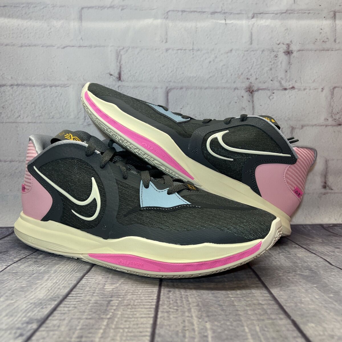 Nike Kyrie Low 5 Basketball Shoes Iron Grey Pink DJ6012-005 Nike Kyrie Low 5 Basketball Shoes Iron Grey Pink DJ6012-005