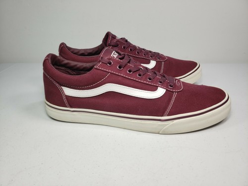 Vans Off the Wall Men's 13 Old Skool Burgundy/Maroon with White Stripe 5000200 - Picture 5 of 12