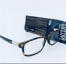 Foster Grant Reading Glasses Brown Tortoise With Soft Case CHOOSE MAGNIFICATION
