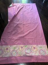 Pottery Barn kids Pink Flowers Paisley Blackout Curtains 2 PC. Size 44"X84".