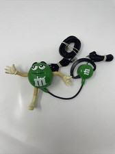 Vintage M M's Working Phone Green Hands Free Flexible Collectible