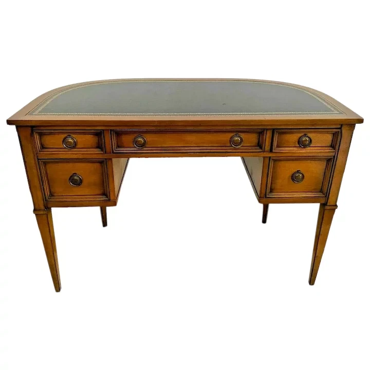 Sligh leather top desk deals