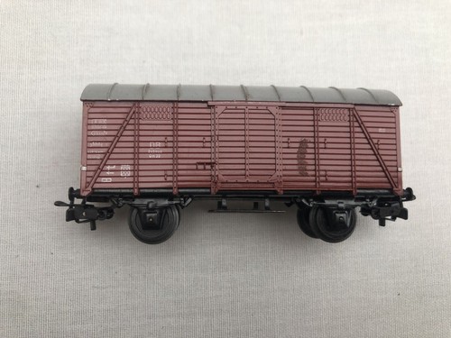 Märklin H0 Gauge 4505 DB Closed Goods Van 248 680 Brown Marklin VGC Boxed - Foto 9 di 18