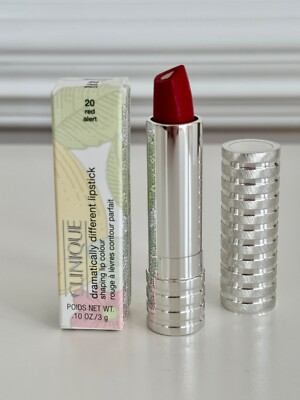 NIB Clinique Dramatically Different Lipstick RED ALERT 20 Discontinued