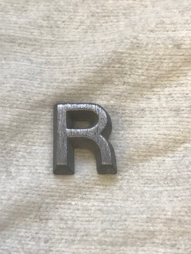Letters and Numbers 7/16 Cast Aluminum Straight Bold Font price per letter * - Picture 25 of 30