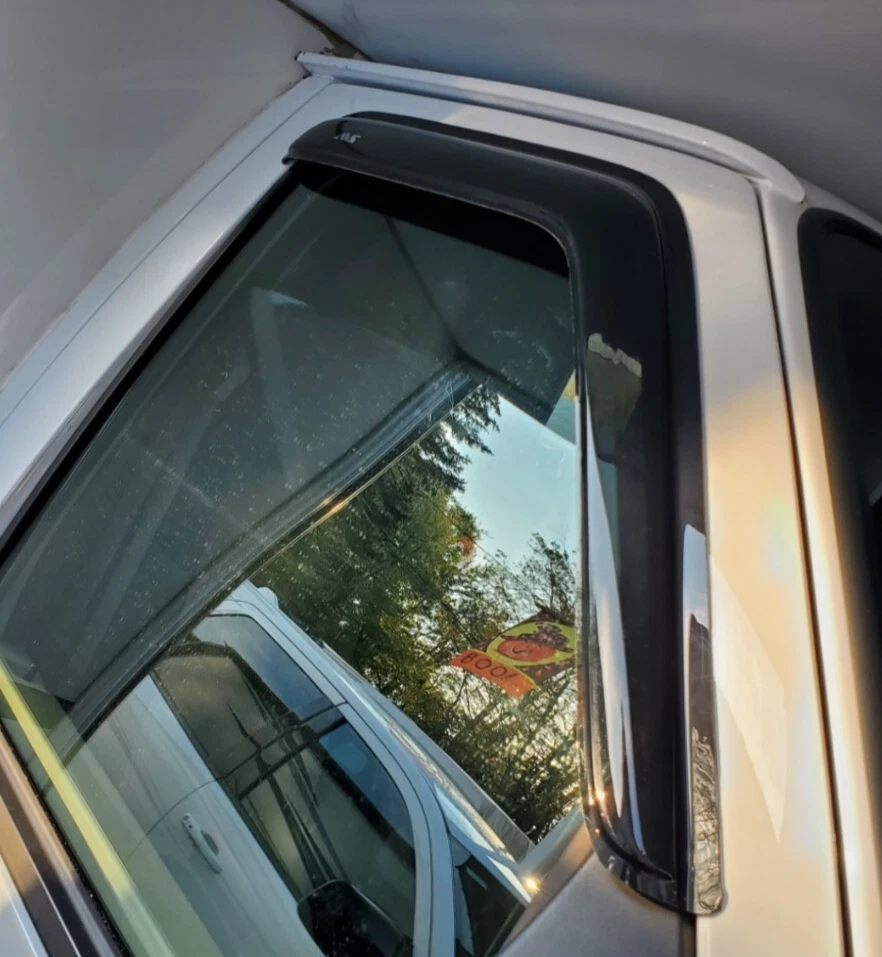 Protectores de lluvia con cinta AVS 3M viseras de ventilación para 08-24 Ford E350 E450 E150 serie E Foto 2 de 2