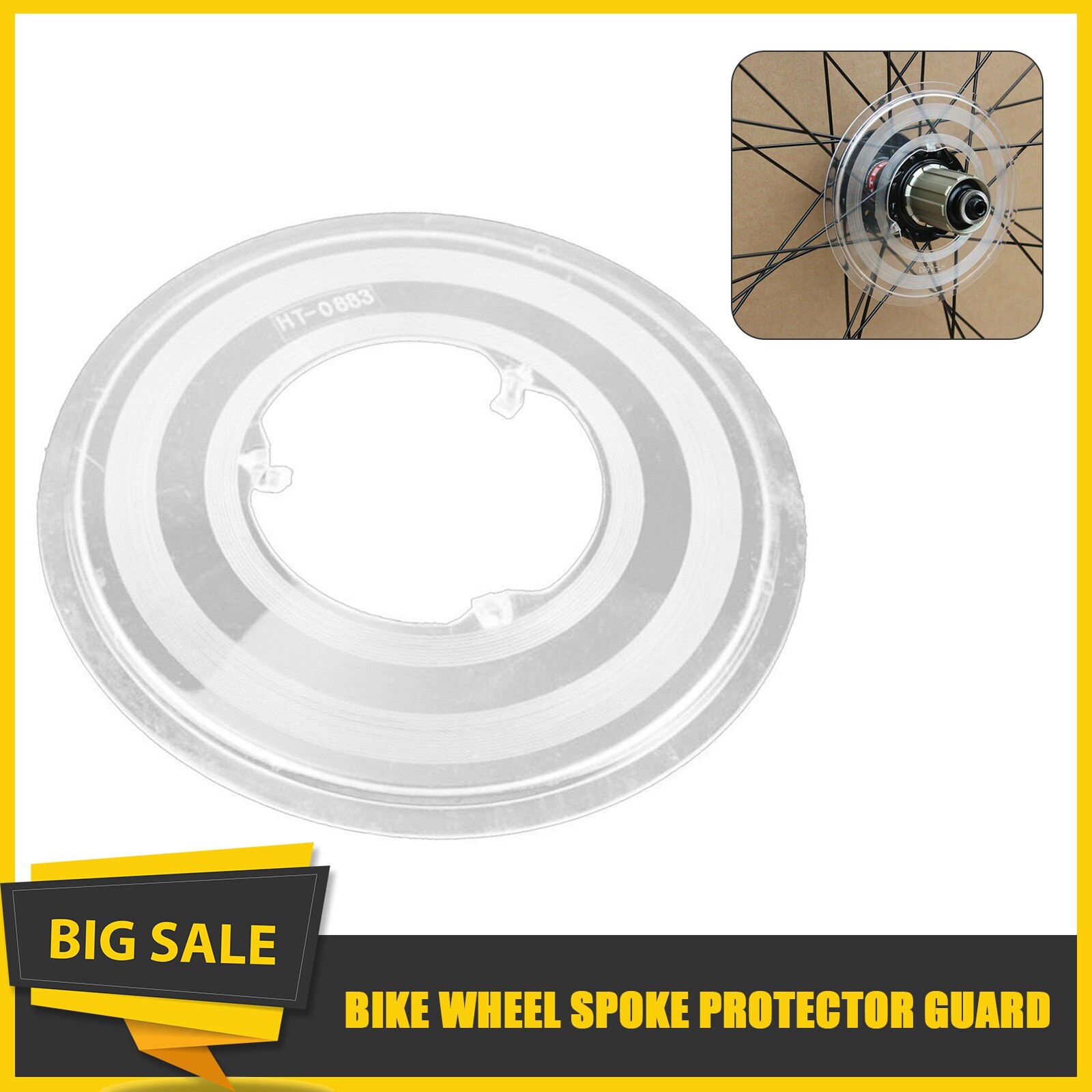 1X ABS Bicycle Cassette Freewheel Protect Cover Bike Wheel Spoke