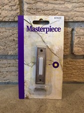   Broan NuTone Masterpiece Lighted Doorbell, Satin Nickle Finish, RCPB712, NEW 