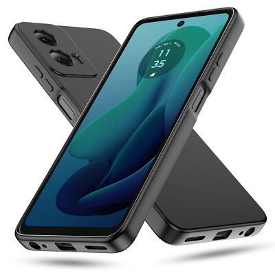 For Motorola Moto G 5G 2024 Phone Liquid Silicone Case Rugged Shockproof Cover