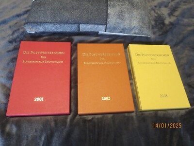 POST BUND BRD JAHRBÜCHER 2001/2002/2003mit ESST-MARKEN & SCHUBER GENAU lesen-TOP